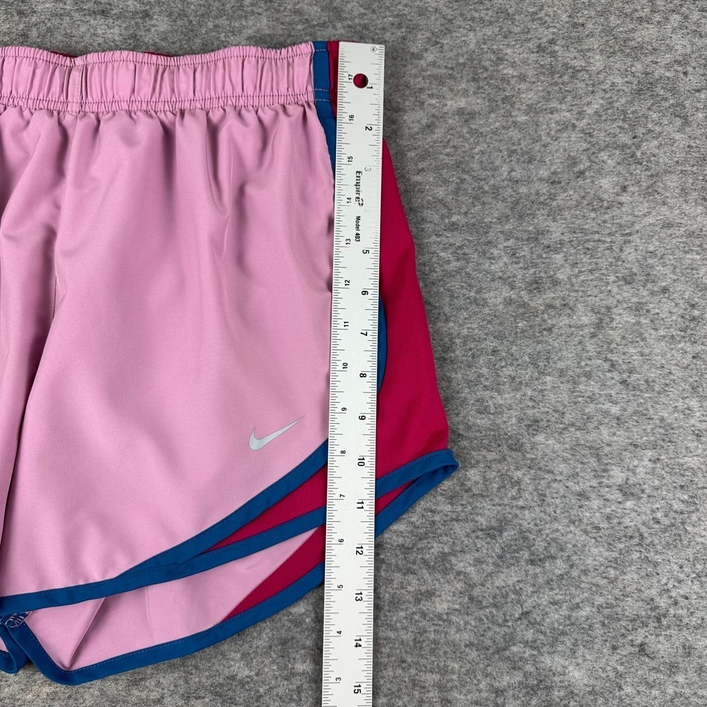 Nike Dri Fit Tempo Running Shorts 3" Lined Pink Womens Small S - Picture 9 of 12